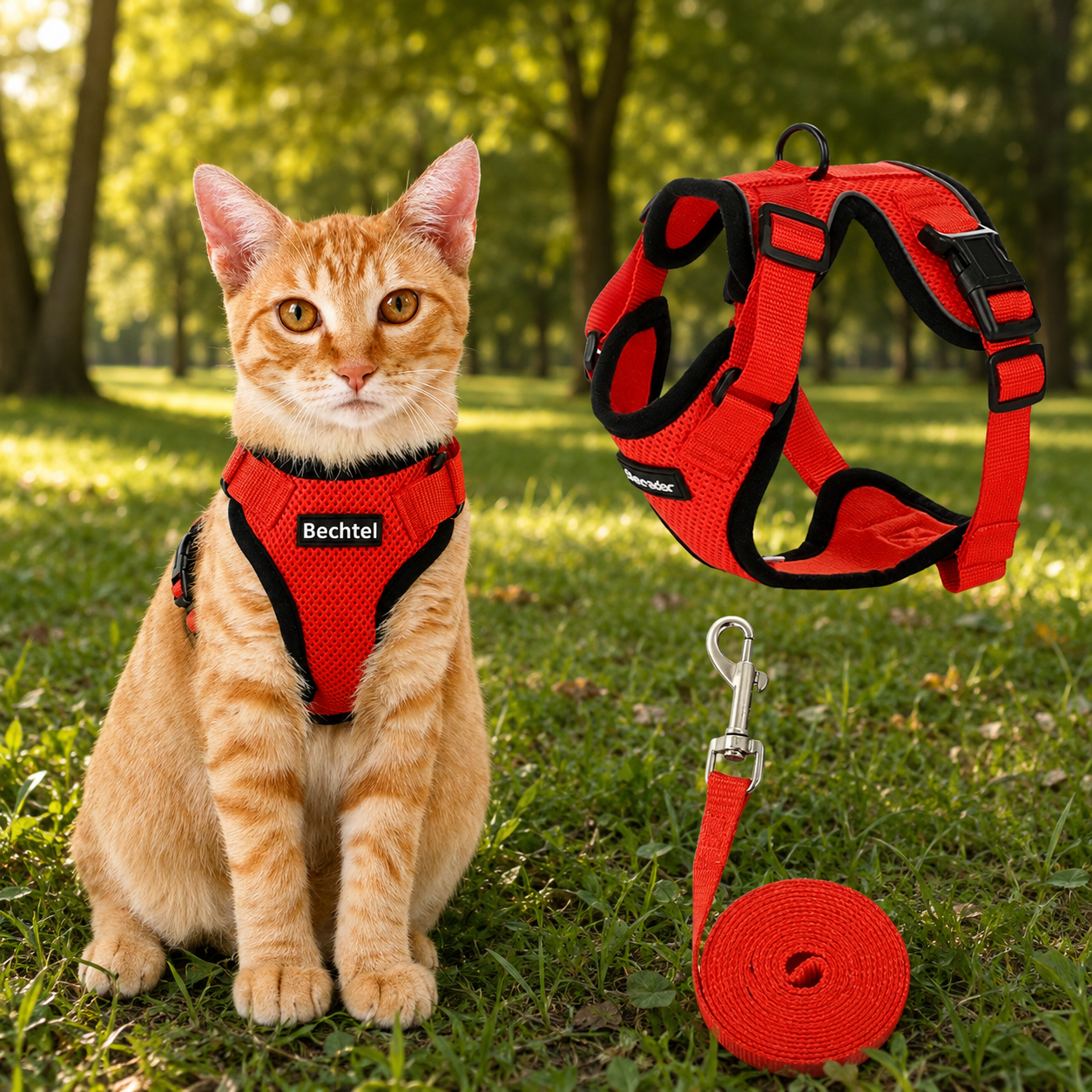 Arnés con Correa para Gatos