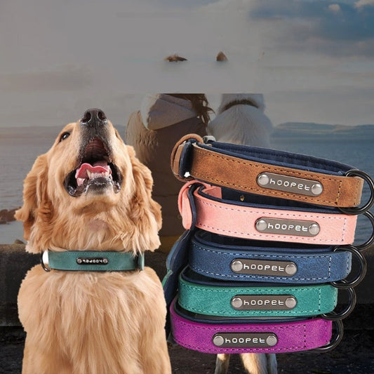 Collar Personalizado Anti-Perdida con Placa Grabada  — Mimo Studios